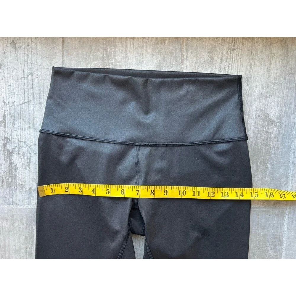 Lululemon Wunder Under High Rise Tight 28” Shine LW5BNJS Matte Black Foil 6